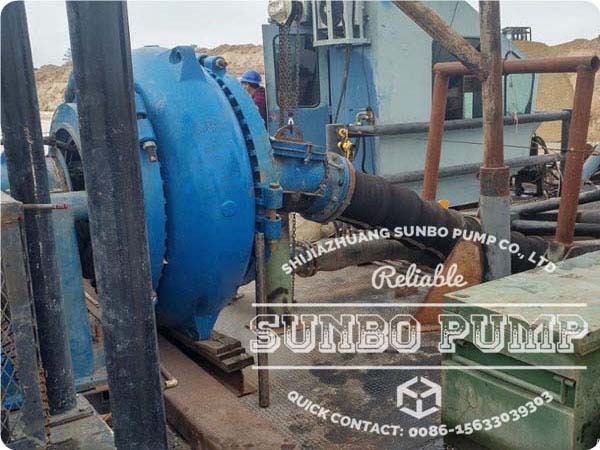 12x10 High Pressure Pump Work in USA Dredging